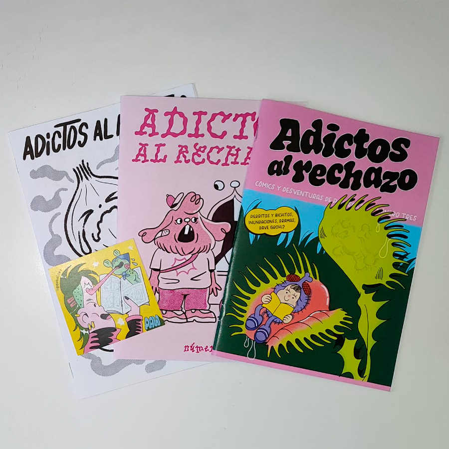 Portadas del Pack de Adictos al rechazo