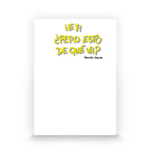 Portada Blank cover de "¡Ey! ¿Pero esto de qué va?" de Ramón Salas