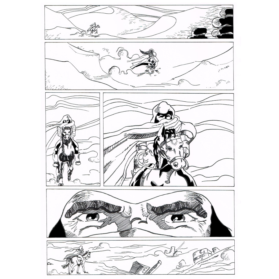 Página 2 de muestra del cómic Portada de 10.000 DC de J Canovas